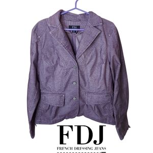 FDJ Purple Corduroy Jacket